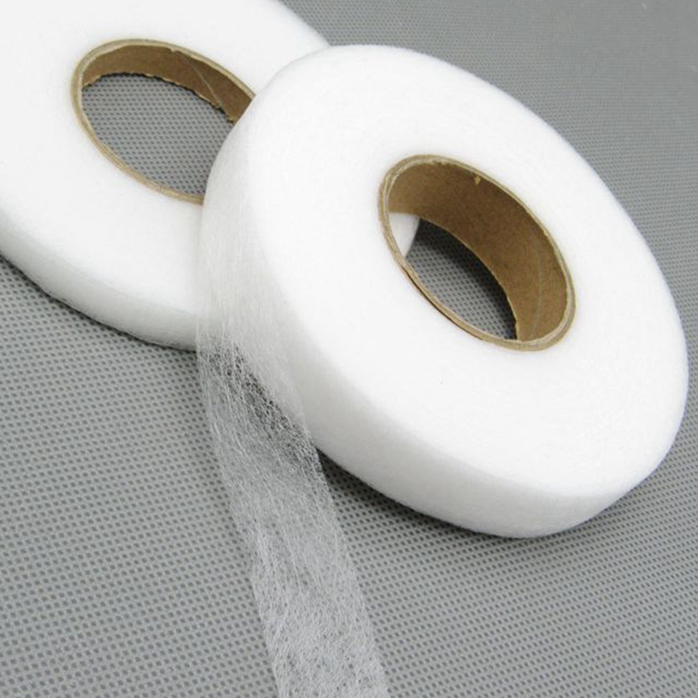 Hem Tape Fusible - 4 Gulungan Pita Perekat Dua Sisi