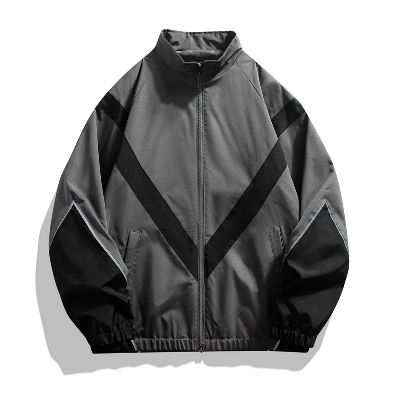 Sewing Jackets - Jaket Patchwork Ukuran Besar Unisex dengan
