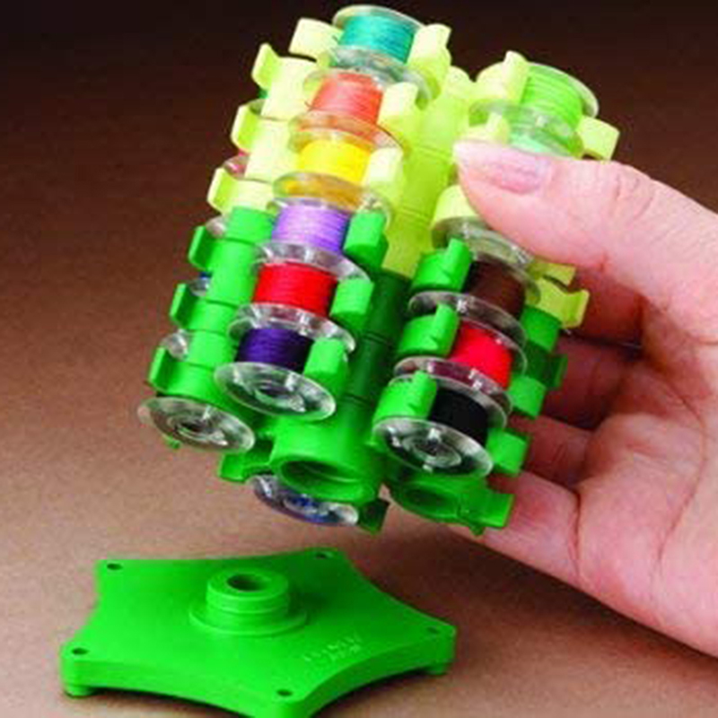Bobbin Organizer Box - Klip penyimpanan berdiri bobbin jahit menara