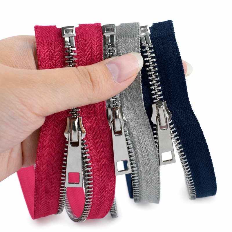 Sewing Front Zipper - 5/10Pcs 40-80Cm 5 # Resleting Logam