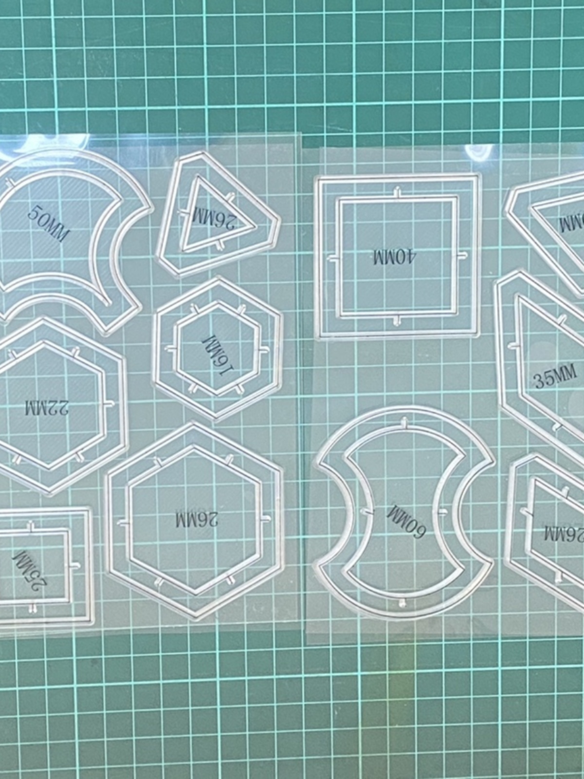 Sewing Production - Set Alat Stempel Akrilik untuk Membuat