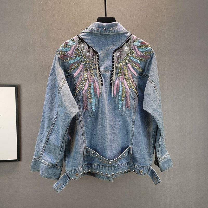 Sewing Jackets - Jaket Denim Wanita Model Rivet Musim