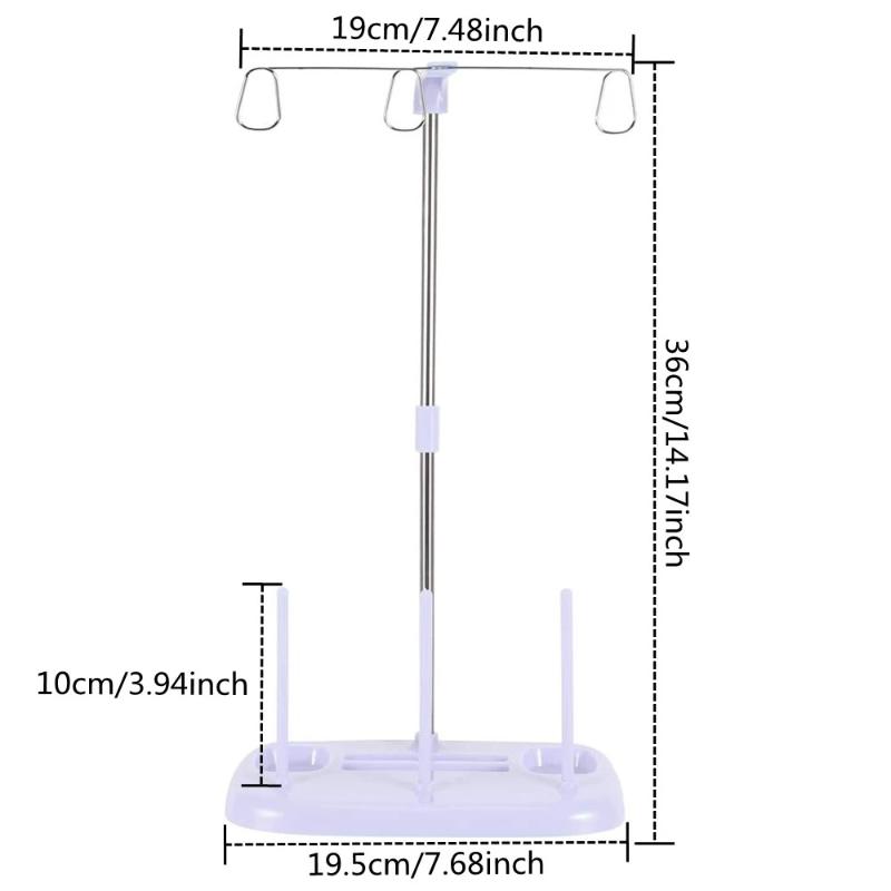Serger Thread Cone - Penyangga Benang Kerucut Portabel dengan Stand