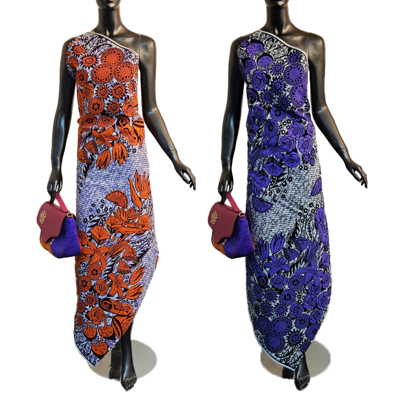 Sewing Batik Fabric - Kain Lilin Gaya Afrika Katun Panjang