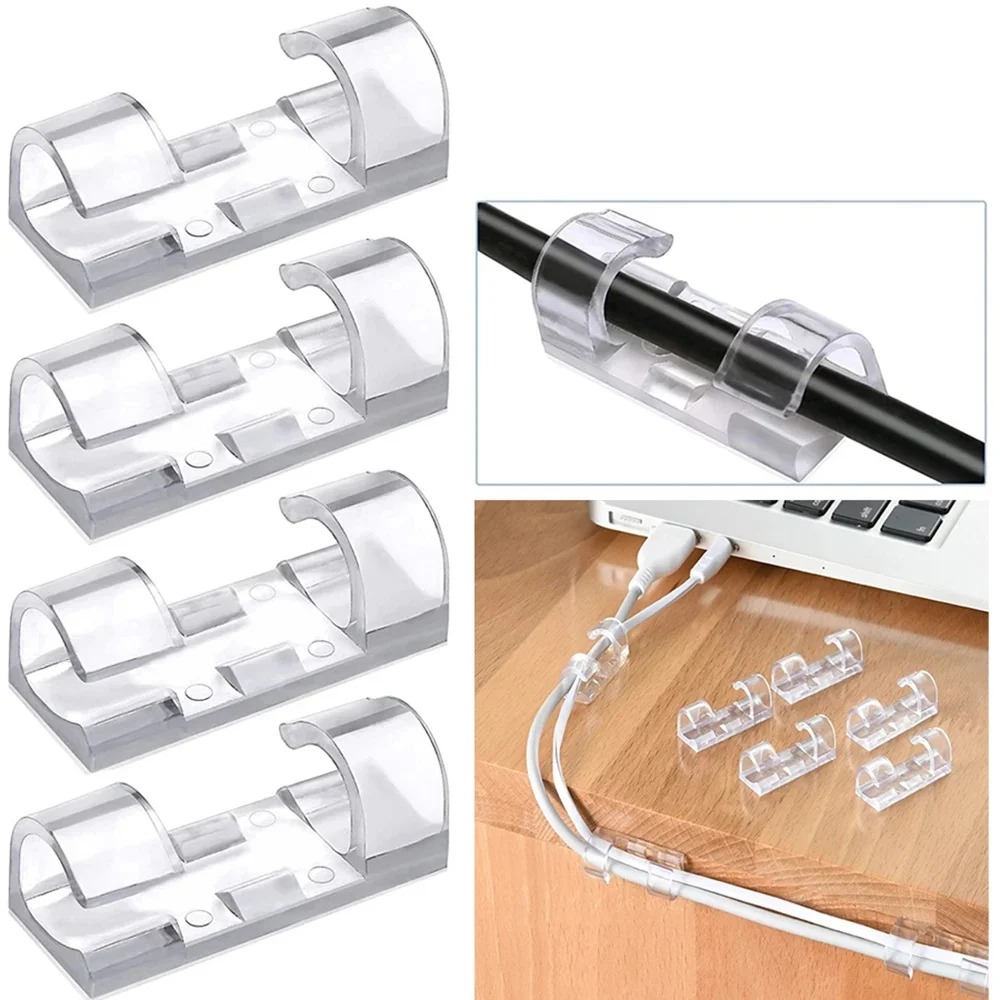Bobbin Organizer Box - 20/40 Buah Klip Pengatur Kabel Manajemen