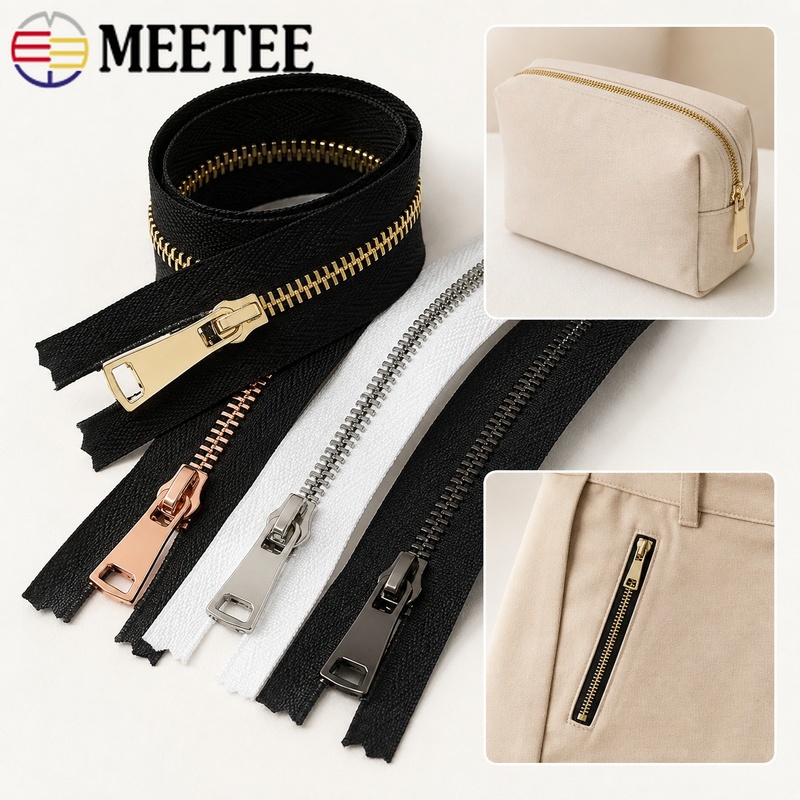 Sewing Front Zipper - 5 Buah 5 # Resleting Logam