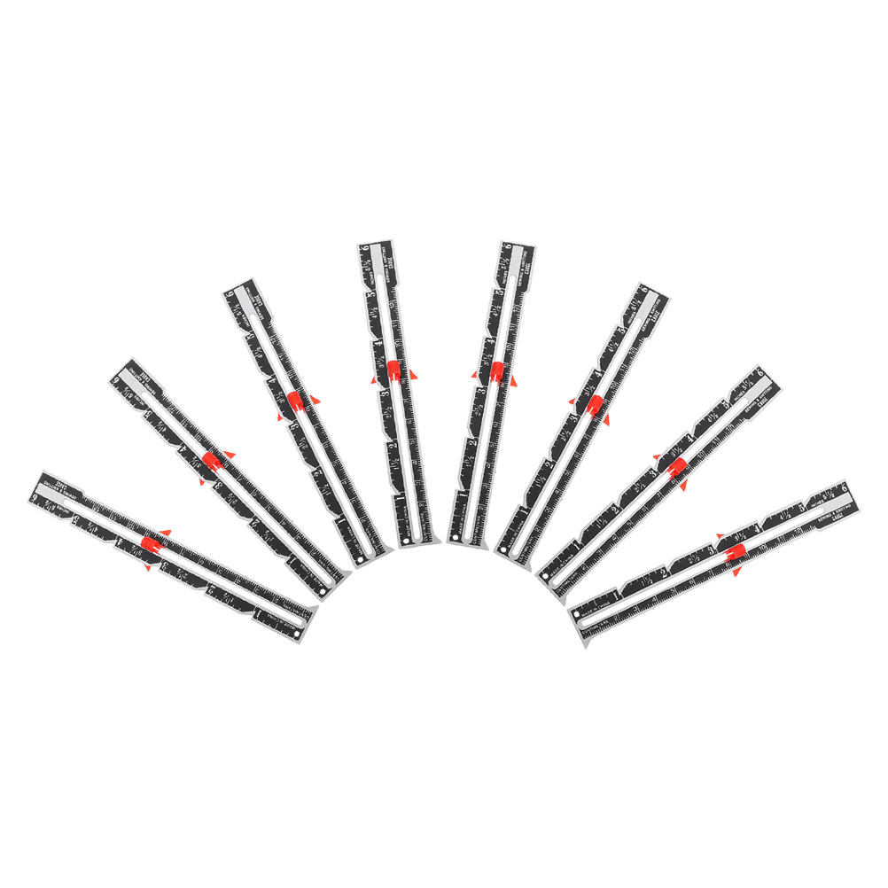 Sewing Gauge Ruler - 8 Buah Set Penggaris Pengukur Jahitan