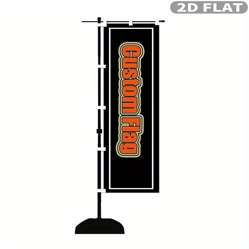 Sewing Custom - 1 Buah Bendera Nobori Kustom Datar
