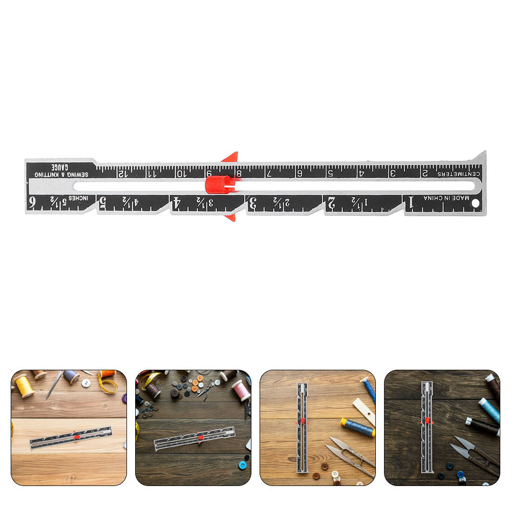 Sewing Gauge Ruler - 8Pcs Set Penggaris Jahit Ergonomis Portabel