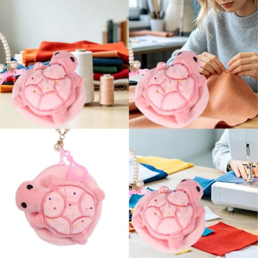 Bantal Jarum Bentuk Kura-Kura  - Sewing Pin Cushion ulasan dan harga