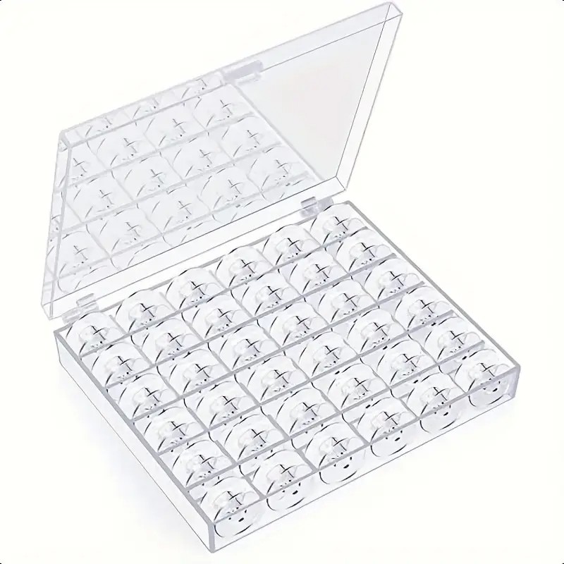 25/36 Buah Kumparan Plastik Tr - Bobbin Organizer Box ulasan dan harga
