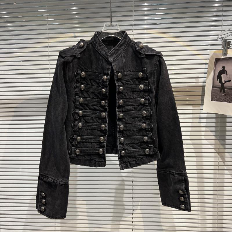 Jaket Denim Pendek Wanita Mode - Sewing Jackets ulasan dan harga