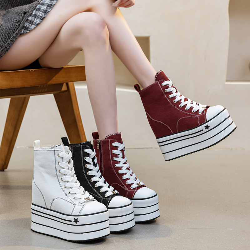 Sepatu Kanvas Kasual Wanita Pl - Sewing Custom ulasan dan harga