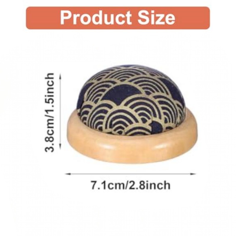 1 buah bantalan jarum bordir v - Sewing Pin Cushion ulasan dan harga