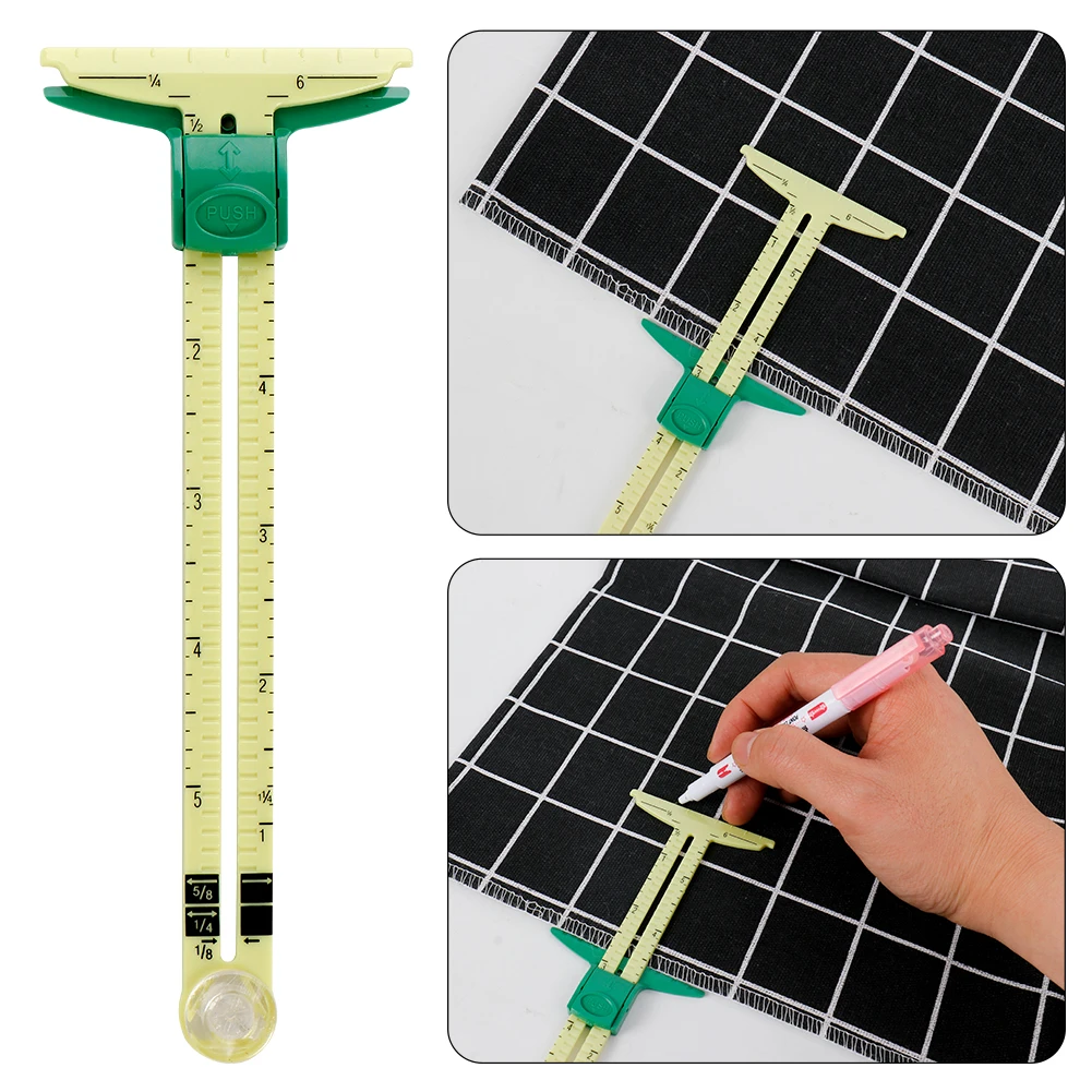 Penggaris Jahit 5-IN-1, Penguk - Sewing Gauge Ruler ulasan dan harga