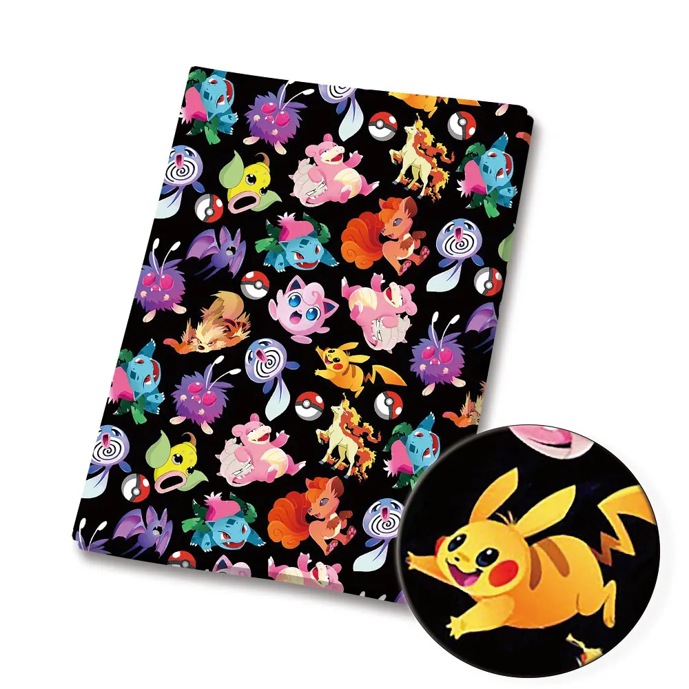 Pokemon kartun kain 140*50cm b - Sewing Production ulasan dan harga