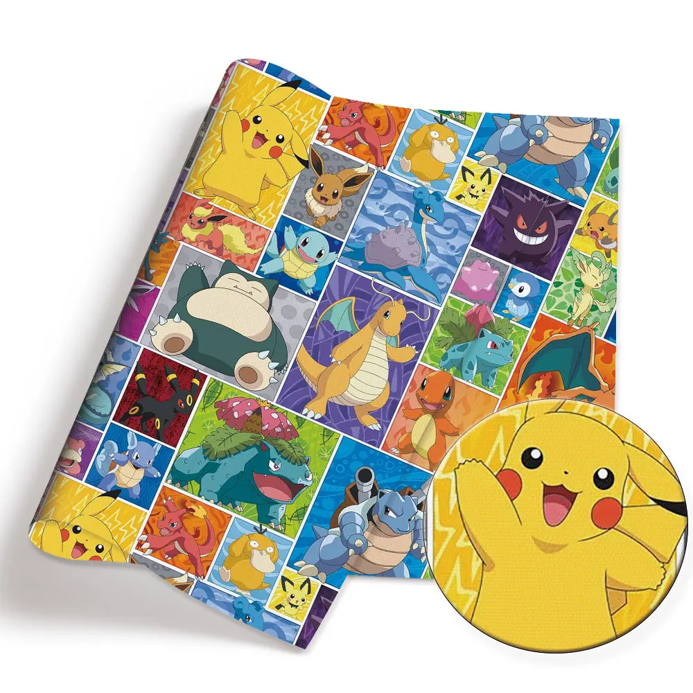 Pokemon kartun kain 140*50cm b - Sewing Production ulasan dan harga