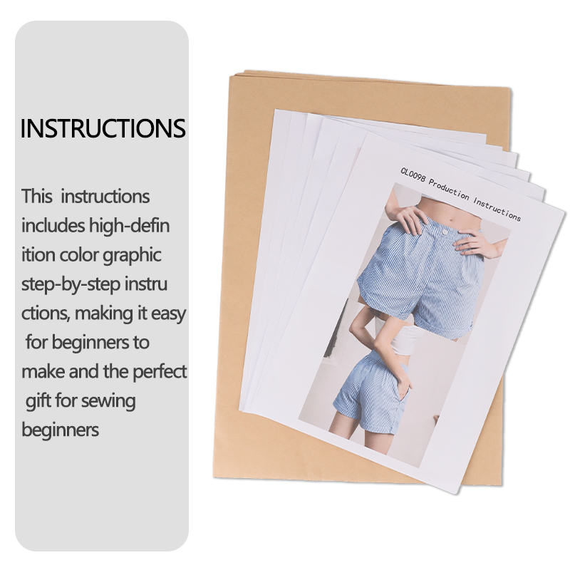 Pola jahit untuk celana pendek - Textile Sewing Patterns ulasan dan harga