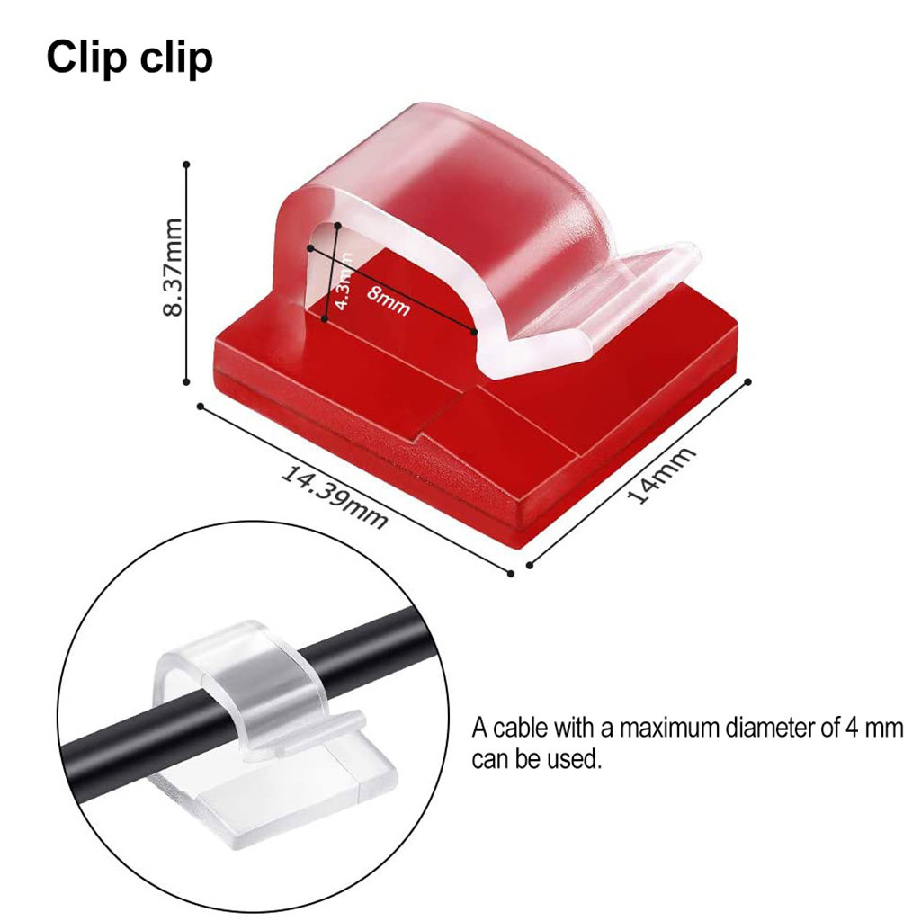 10-50 PCS Klip Pengatur Kabel, - Bobbin Organizer Box ulasan dan harga
