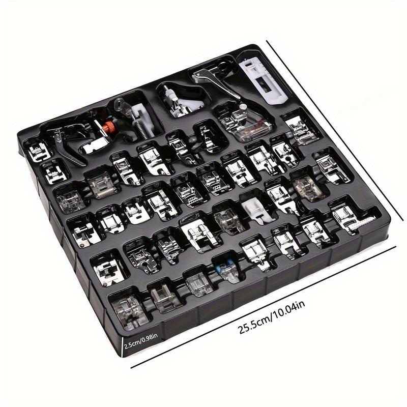 42Pcs/Set Set Kaki Penekan Mes - Zipper Foot Presser ulasan dan harga