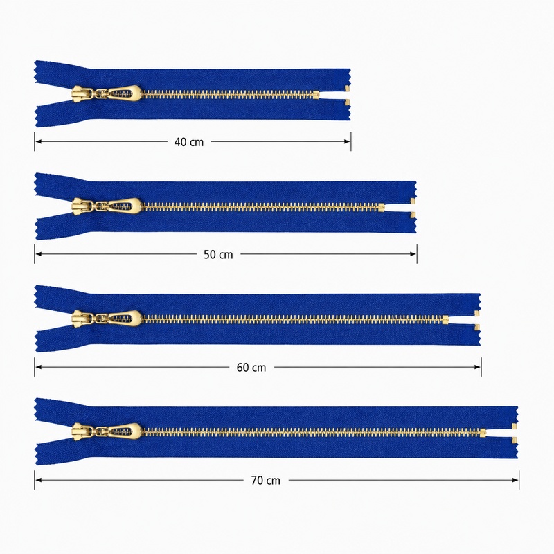5/10Pcs 40-70cm 3 #   Resletin - Sewing Front Zipper ulasan dan harga
