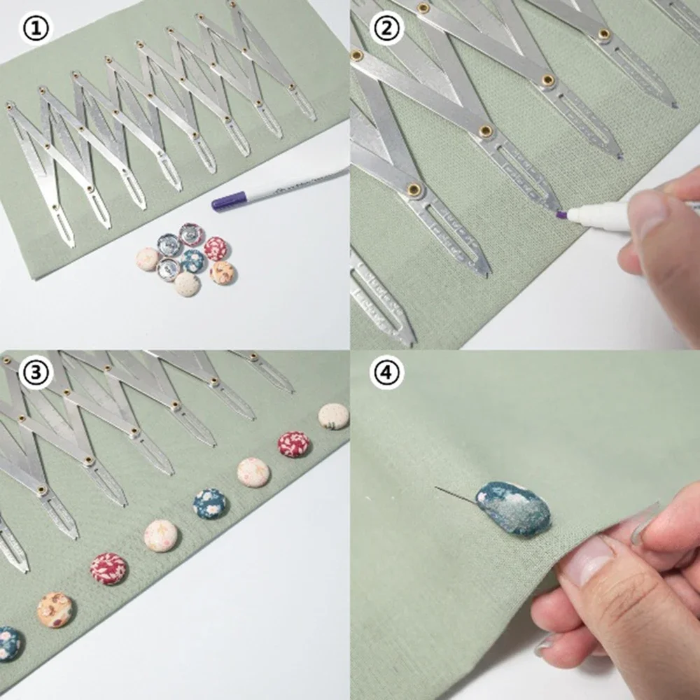 Aksesori Jahit Pengukur Perlua - Sewing Gauge Ruler ulasan dan harga