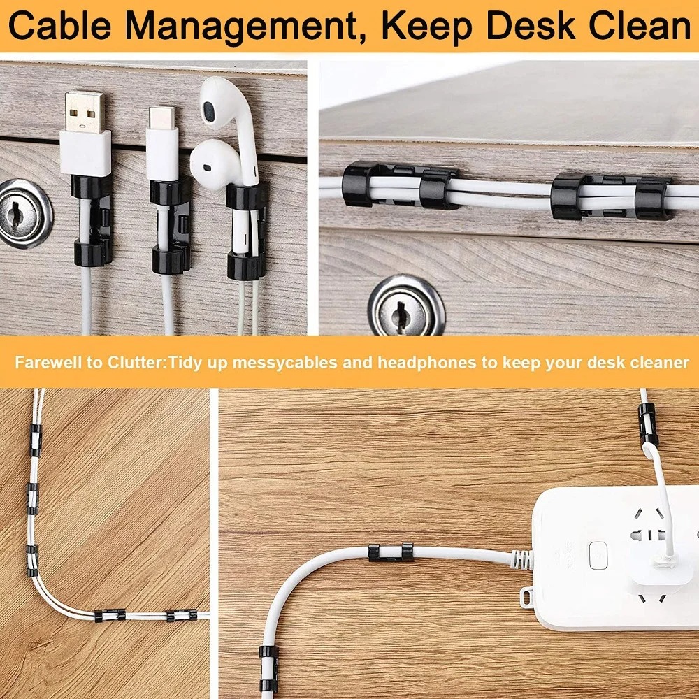 20/40 Buah Klip Pengatur Kabel - Bobbin Organizer Box ulasan dan harga