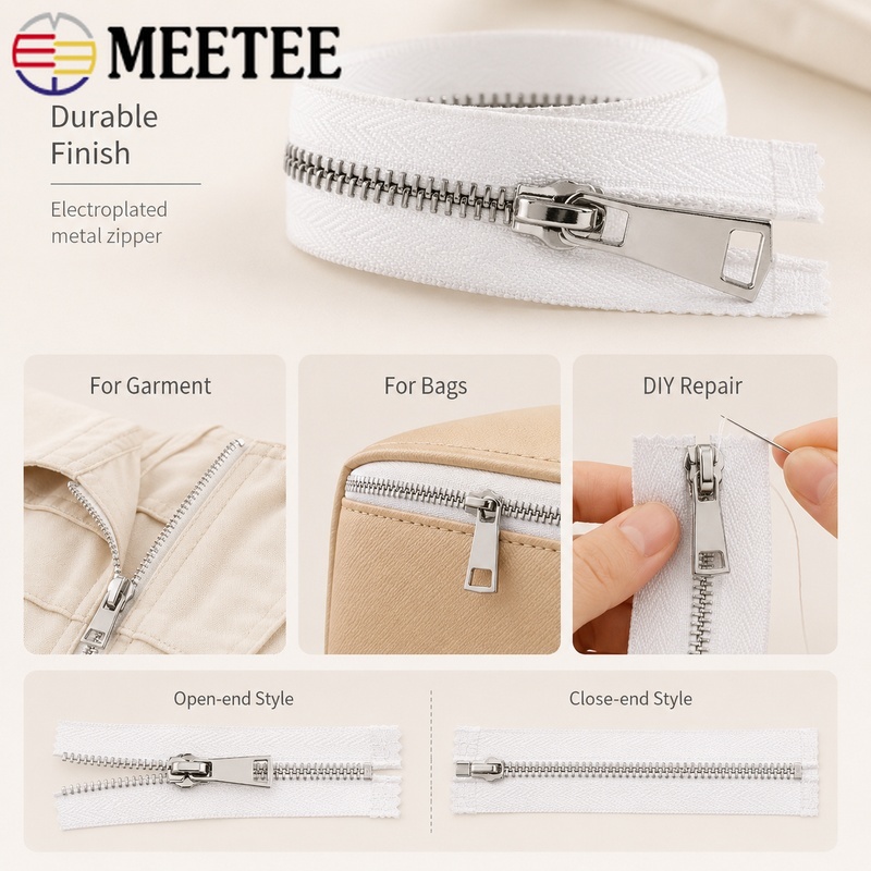 5 Buah 5 #   Resleting Logam 1 - Sewing Front Zipper ulasan dan harga