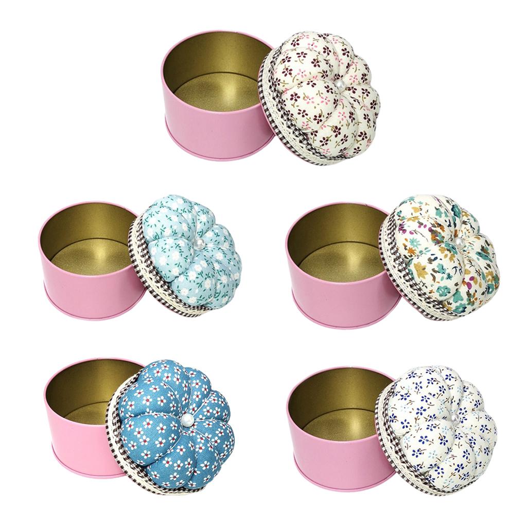 Kain Pincushion dengan kotak p - Sewing Pin Cushion ulasan dan harga