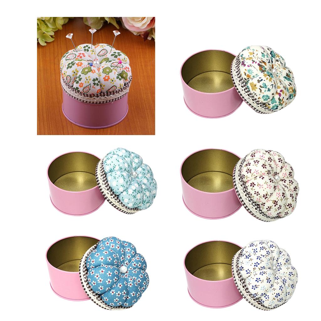 Kain Pincushion dengan kotak p - Sewing Pin Cushion ulasan dan harga