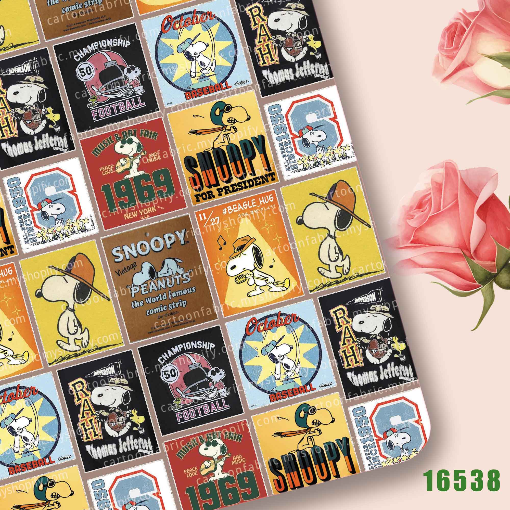 TAKARA TOMY Kain Snoopy 140x50 - Sewing Production ulasan dan harga