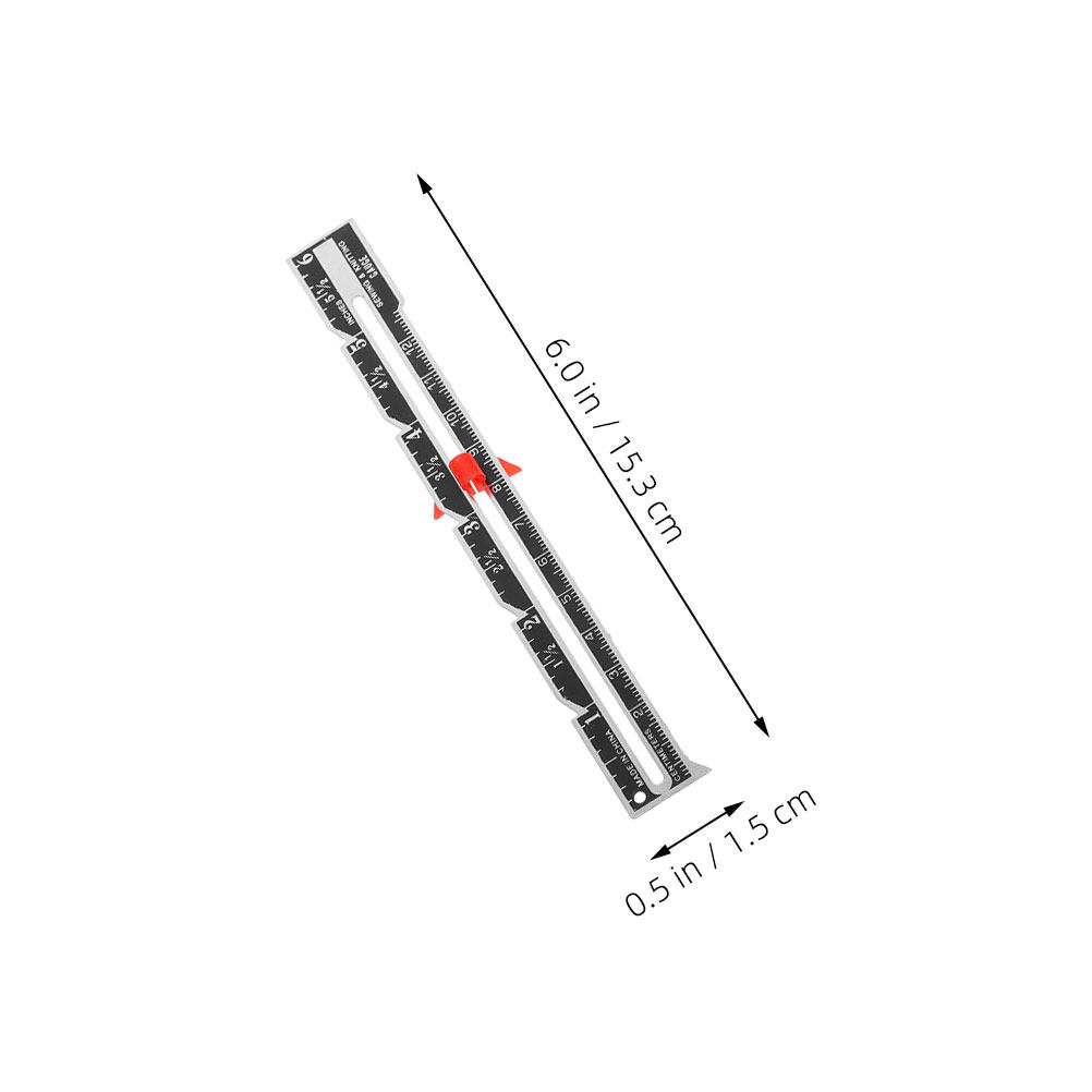 8 Buah Set Penggaris Pengukur  - Sewing Gauge Ruler ulasan dan harga