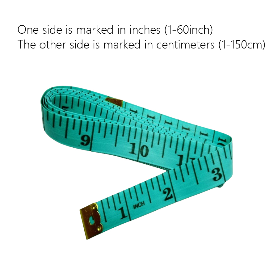 *1/5/10Pcs 150cm/60-Inch Pita  - Sewing Gauge Ruler ulasan dan harga
