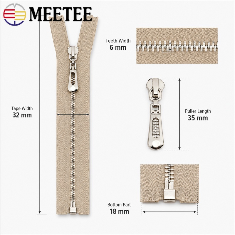 5 Buah 3 #   Resleting logam u - Sewing Front Zipper ulasan dan harga