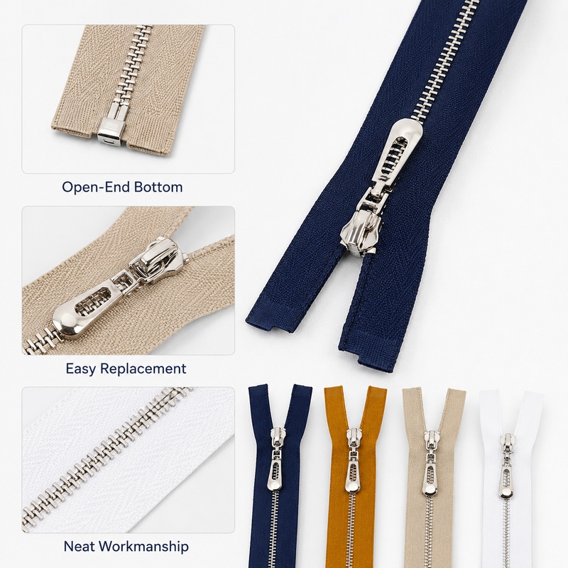 5 Buah 3 #   Resleting logam u - Sewing Front Zipper ulasan dan harga