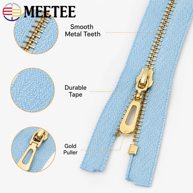 5 Buah 3 #   Resleting Logam U - Sewing Front Zipper ulasan dan harga