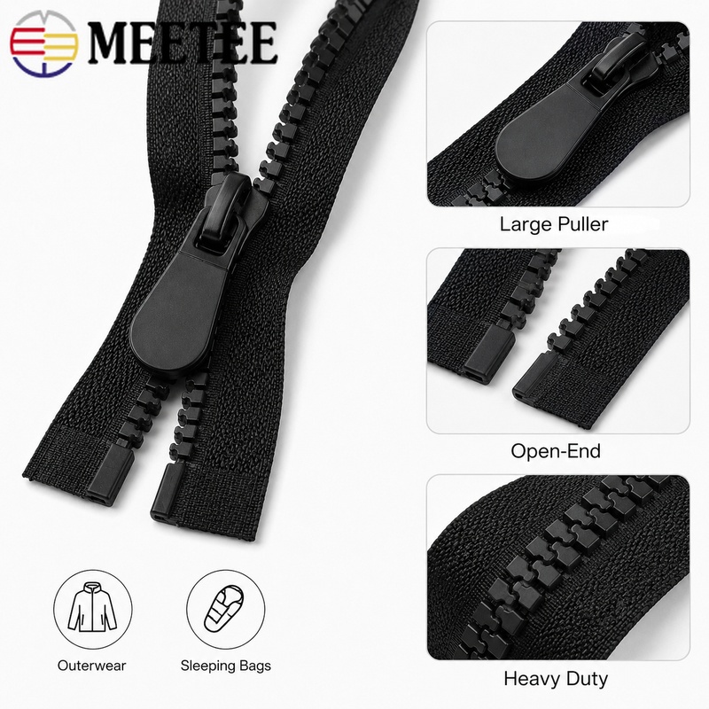 2 Buah 8 # /15 #   Resleting R - Sewing Front Zipper ulasan dan harga
