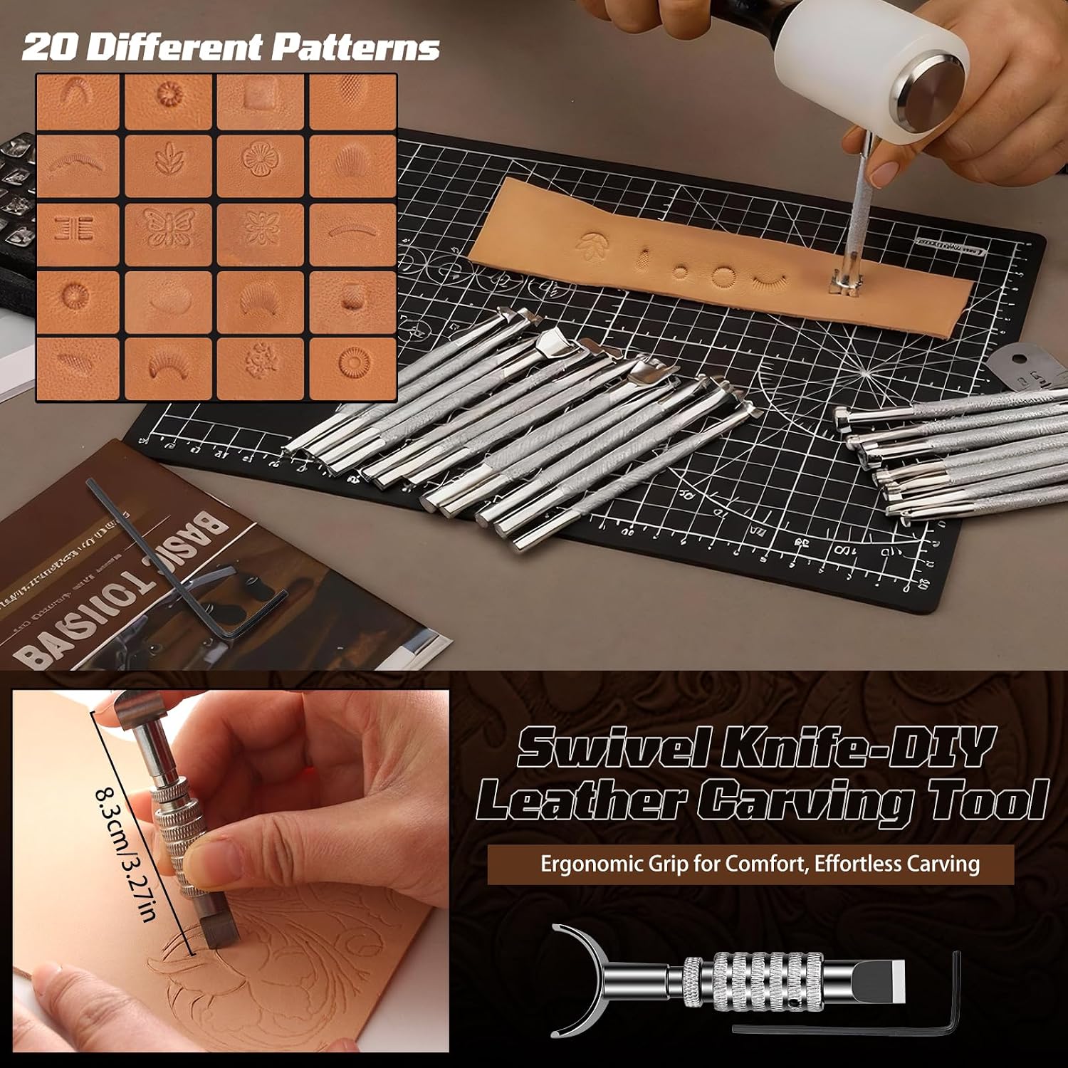 Perlengkapan Kerja Kulit, Pera - Sewing Custom ulasan dan harga