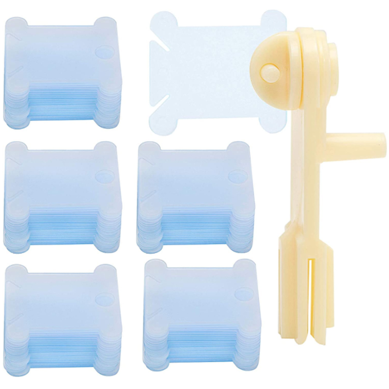 1/50/100/500 buah plastik seti - Bobbin Organizer Box ulasan dan harga