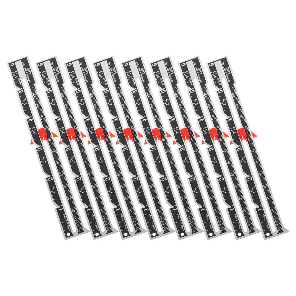 8Pcs Set Penggaris Jahit Ergon - Sewing Gauge Ruler ulasan dan harga