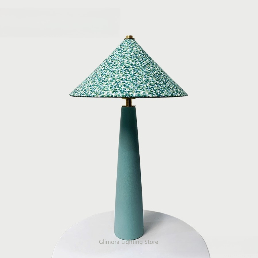 Lampu Meja Bentuk Payung Teal: - Century Textile & Sewing Supply ulasan dan harga