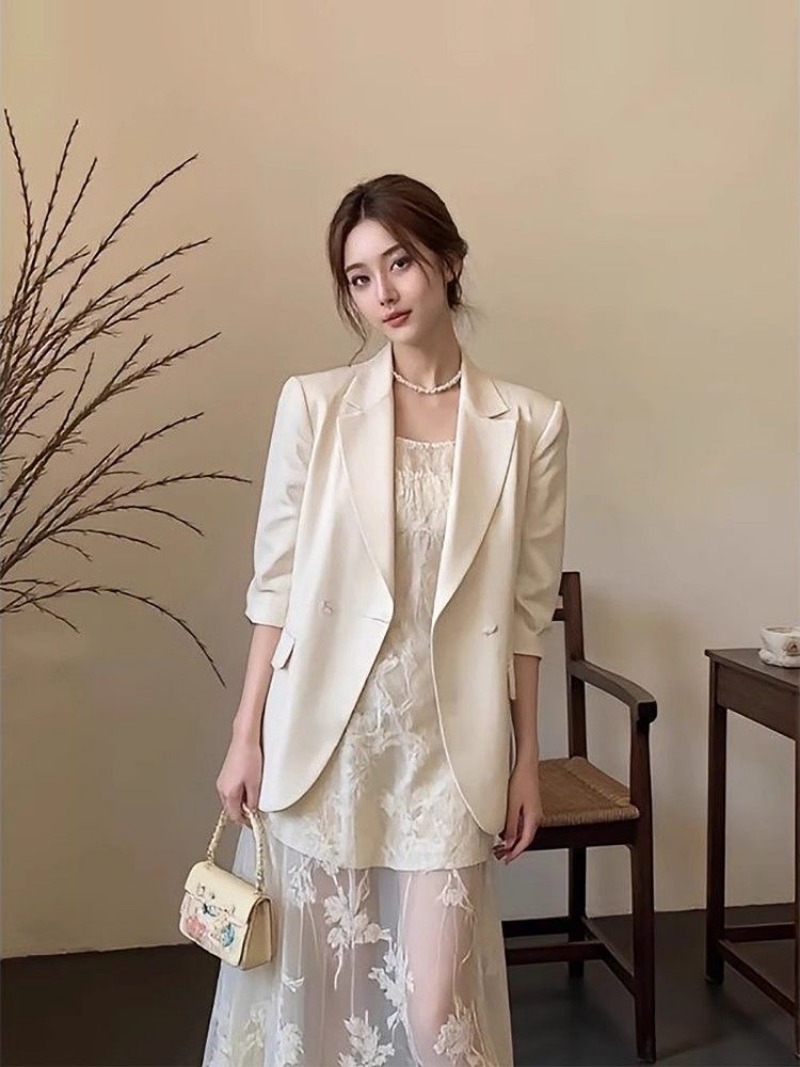 Set Gaun Musim Gugur Mewah Ter - Sewing Jackets ulasan dan harga