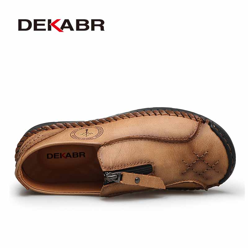 DEKABR Sepatu Kasual Pria Musi - Sewing Front Zipper ulasan dan harga