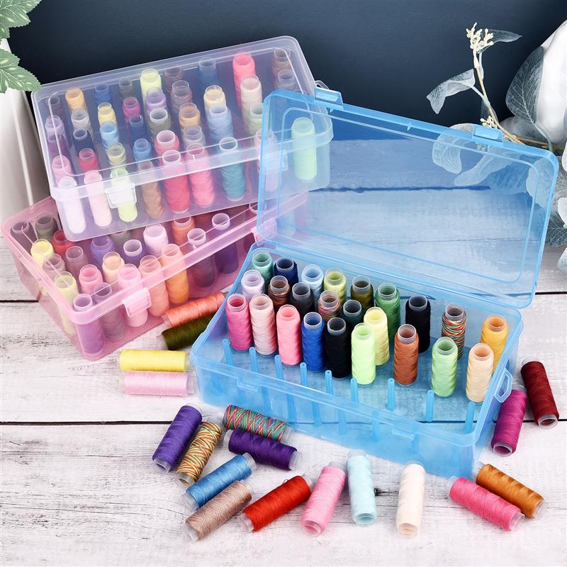 Kotak penyimpanan benang jahit - Bobbin Organizer Box ulasan dan harga